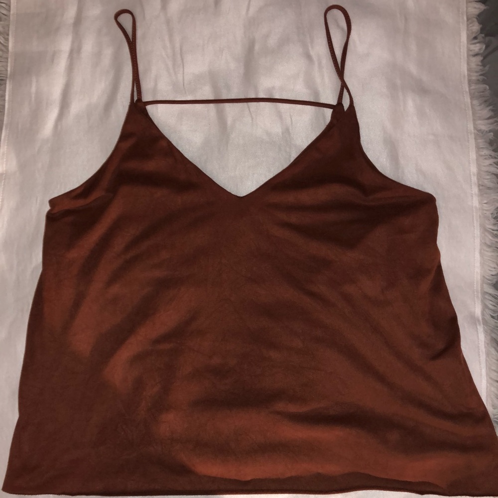 Suede top